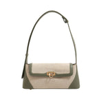 Atelier Sacrum Vegan Leather One-Shoulder Women's Bag with Elegant Contrast Colors