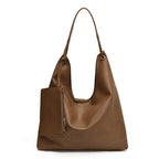 Hobo Tote — Soft Vegan Leather Shoulder Bag