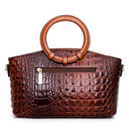 Atelier Sacrum Ring Shoulder Diagonal Bag in Premium Vegan Leather PU