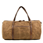 Retro Large Waterproof Canvas Foldable Travel Bag with Triple Shoulder Straps