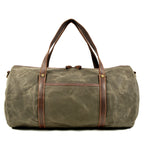 Retro Large Waterproof Canvas Foldable Travel Bag with Triple Shoulder Straps
