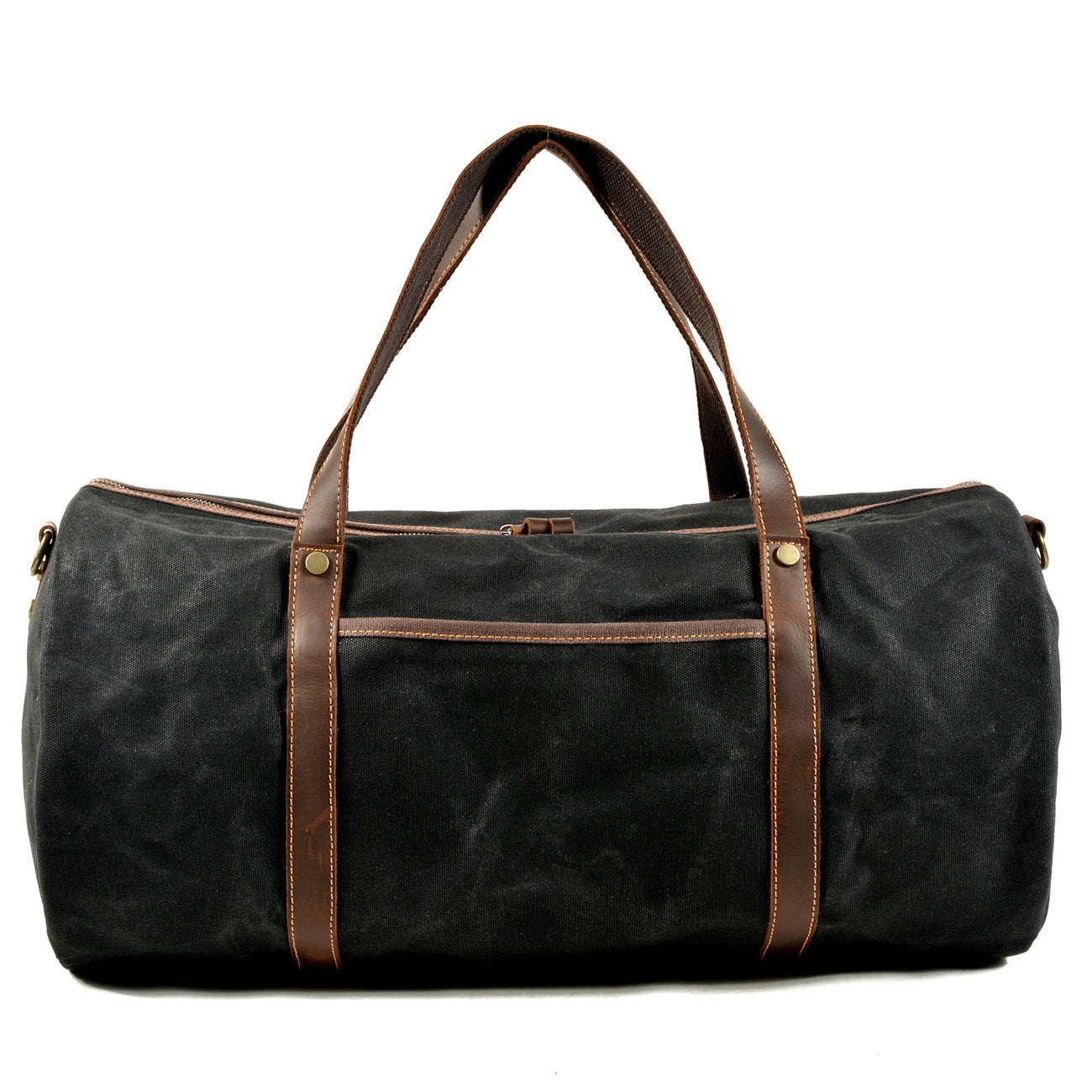 Retro Large Waterproof Canvas Foldable Travel Bag with Triple Shoulder Straps