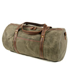 Retro Large Waterproof Canvas Foldable Travel Bag with Triple Shoulder Straps
