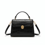 Atelier Sacrum Vegan Leather Stone Pattern One-Shoulder Diagonal Small Handbag for Women