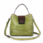 Function Pack Chinese Style Manual Retro Women Bag Leather Women
