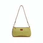 Elegant Women’s Braided Saddle Bag in Straw with Vegan Leather Detail - Stylish Small Shoulder Handbag