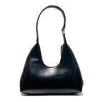 Retro U-Shaped Cowhide Shoulder Bag for Women - Elegant & Minimalist