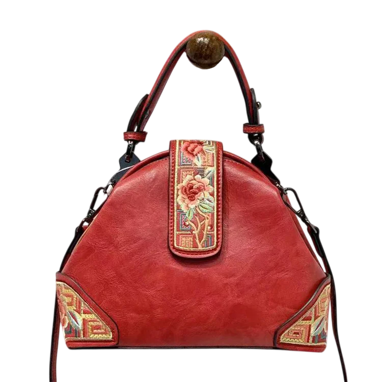 Retro Embroidery Shoulder Bag