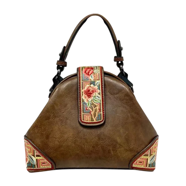 Retro Embroidery Shoulder Bag