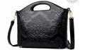 Floral Embossed Minimal Shoulder Bag