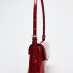Atelier Sacrum French Style Vegan Leather Underarm Shoulder Bag in Retro Minimalist Design