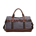 Atelier Sacrum Waterproof Waxed Canvas Handbag with Vegan Leather Trim