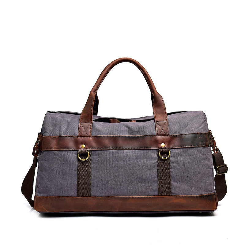 Atelier Sacrum Waterproof Waxed Canvas Handbag with Vegan Leather Trim