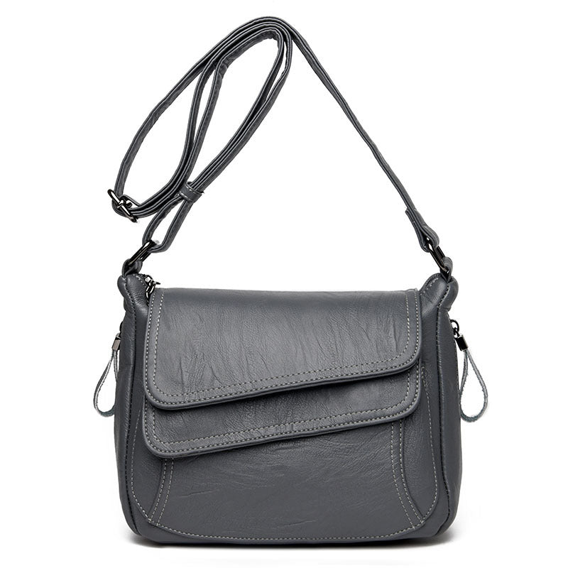 Atelier Sacrum Soft Vegan Leather Small Square Shoulder Messenger Bag