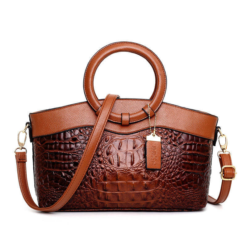 Atelier Sacrum Ring Shoulder Diagonal Bag in Premium Vegan Leather PU