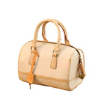 Vegetable Tanned Leather Retro Portable Hand Shoulder Boston Ladies Bag