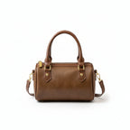 Versatile Retro-Inspired Vegan Leather Women's Shoulder Messenger Bag