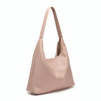 Elegant Women's Shoulder Bag - High Capacity Soft Vegan Leather Tote