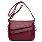 Atelier Sacrum Soft Vegan Leather Small Square Shoulder Messenger Bag