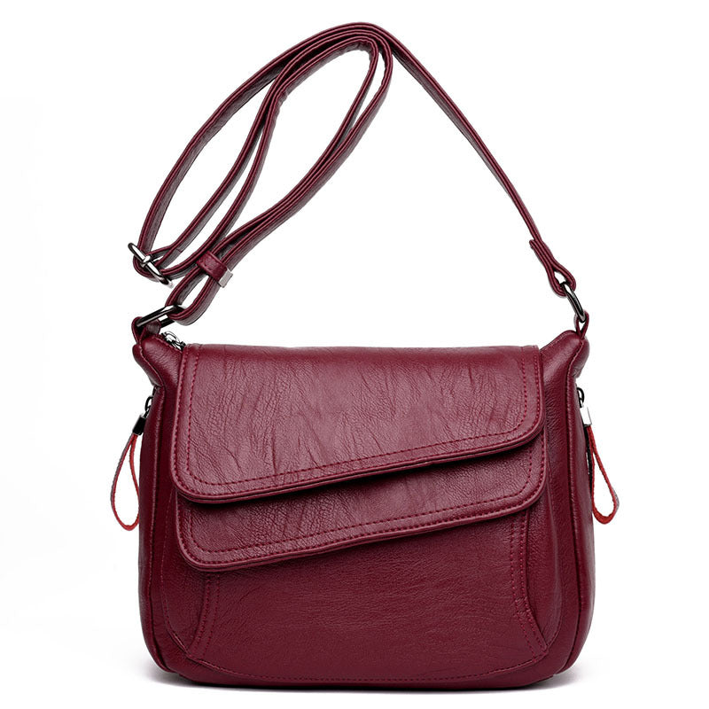 Atelier Sacrum Soft Vegan Leather Small Square Shoulder Messenger Bag