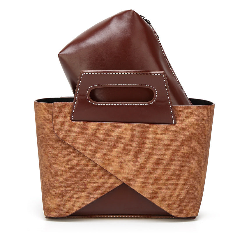 Atelier Sacrum Vintage-Inspired Vegan Leather Crossbody Shoulder Bag for Women and Mothers