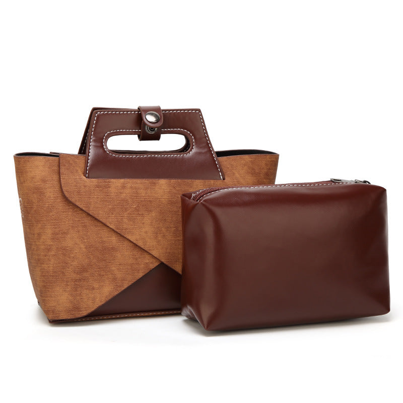 Atelier Sacrum Vintage-Inspired Vegan Leather Crossbody Shoulder Bag for Women and Mothers