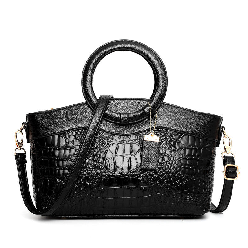 Atelier Sacrum Ring Shoulder Diagonal Bag in Premium Vegan Leather PU