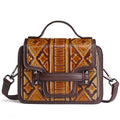 Hand-painted shoulder bag