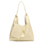 Hobo Tote — Soft Vegan Leather Shoulder Bag