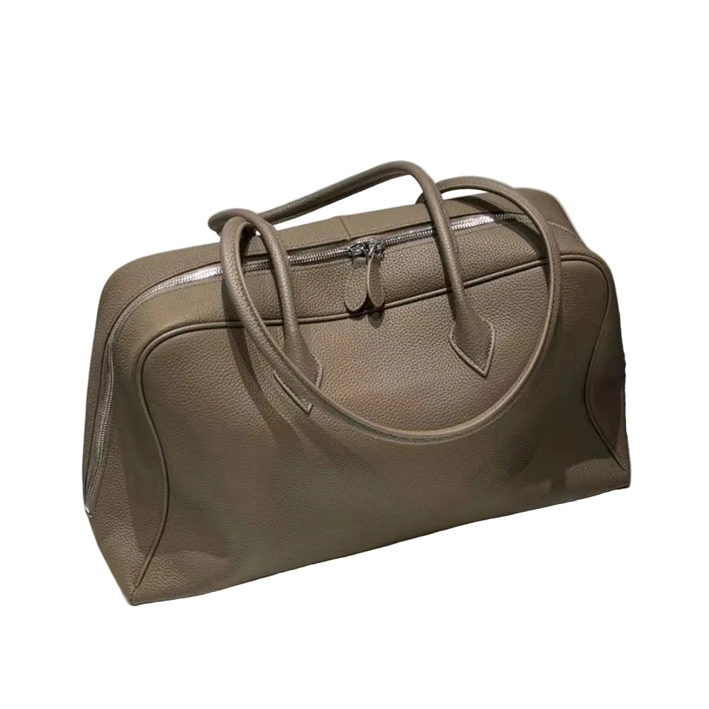 Large Capacity Shoulder Bag - Genuine Leather Crossbody