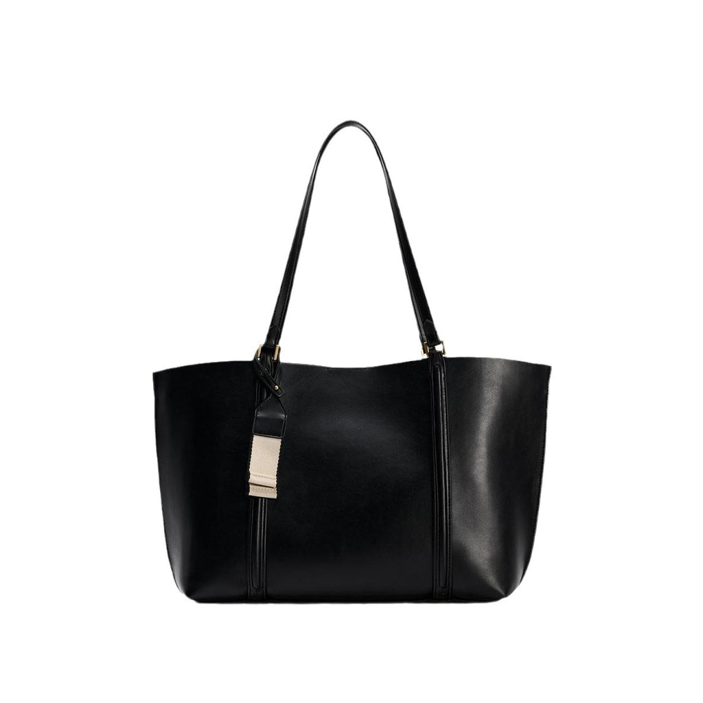 Atelier Sacrum Retro Large Capacity Vegan Leather One-Shoulder Work and Commuting Bag