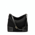 Retro Style Large Capacity Underarm Shoulder Bag in Vegan Leather