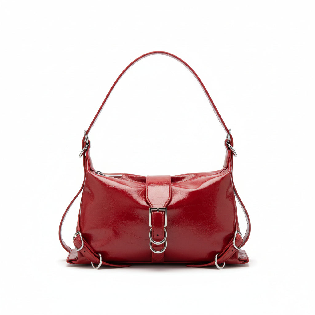 Atelier Sacrum Women's Vegan Leather Shoulder Messenger Bag - Urban Minimalist Design