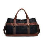 Atelier Sacrum Waterproof Waxed Canvas Handbag with Vegan Leather Trim