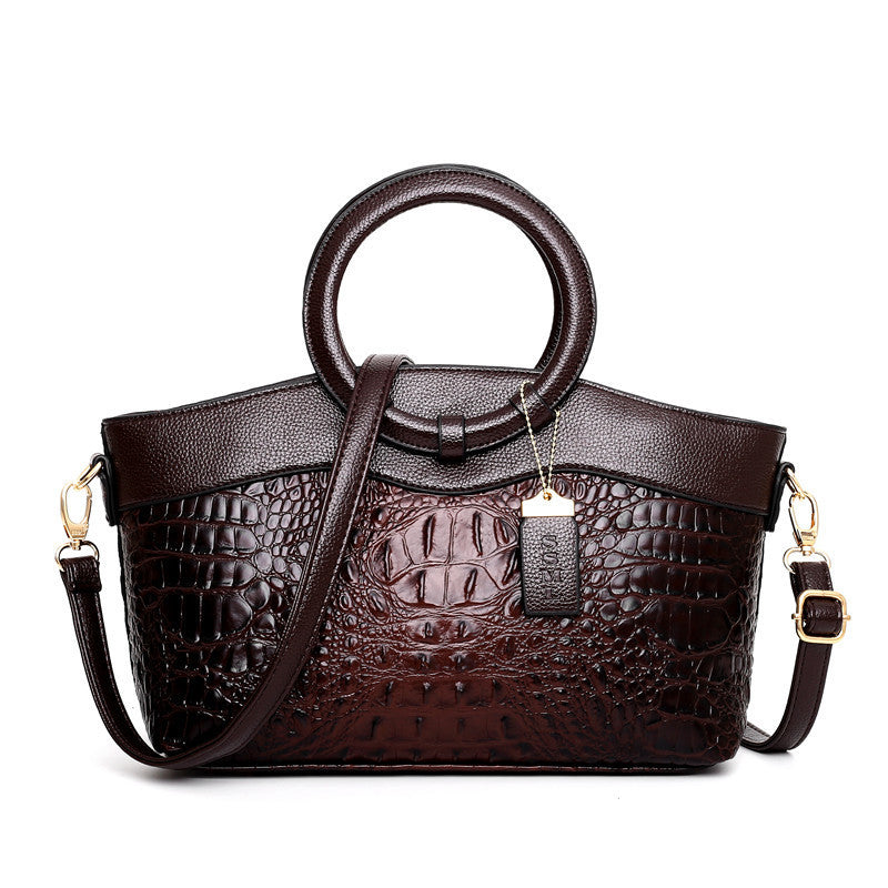 Atelier Sacrum Ring Shoulder Diagonal Bag in Premium Vegan Leather PU