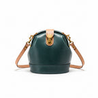 Leather Art Retro Bucket Shoulder Messenger Bag