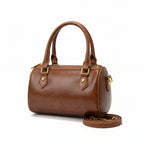 Versatile Retro-Inspired Vegan Leather Women's Shoulder Messenger Bag