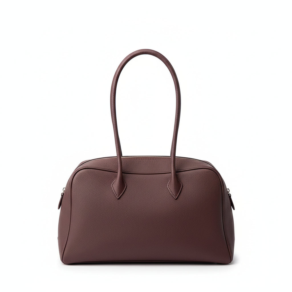 Large Capacity Shoulder Bag - Genuine Leather Crossbody