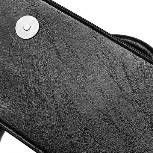 Crossbody Shoulder Bag in Vegan Leather with Crocodile and Stone Patterns