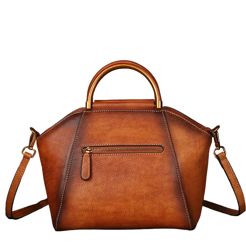 Genuine Embossed Leather Shoulder Bag