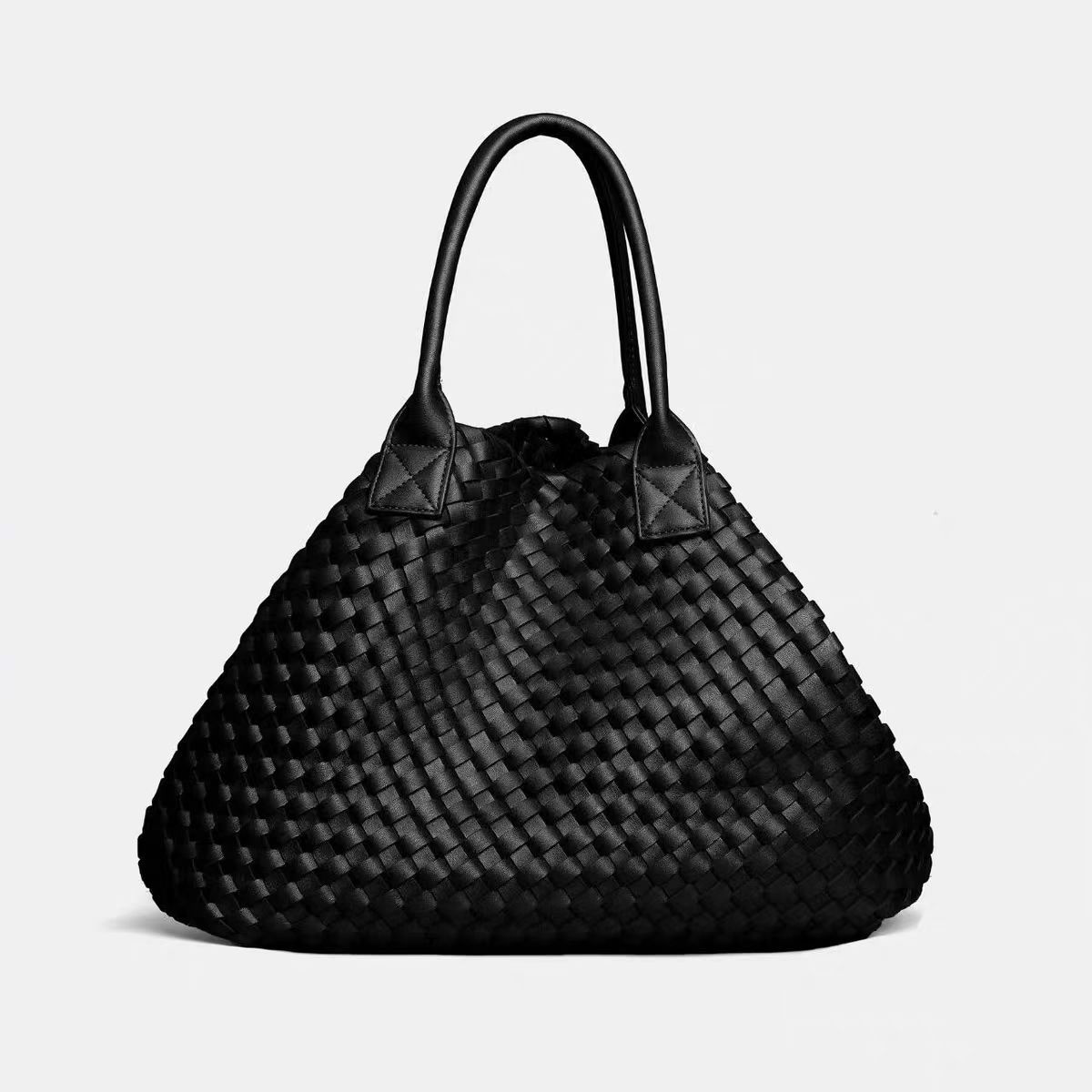 Large-Capacity Fashion Shoulder Tote Bag in Vegan PU Leather