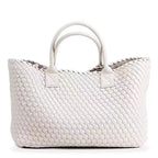 Large-Capacity Fashion Shoulder Tote Bag in Vegan PU Leather