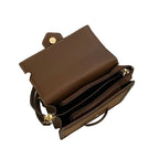 Atelier Sacrum Retro Colorblock Vegan Leather One-Shoulder Messenger Bag