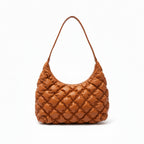 Lingge Embroidery Vegan Leather New Shoulder Messenger Bag for Women