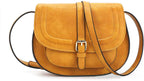 Atelier Sacrum Retro Saddle Versatile Vegan Leather Shoulder Messenger Bag for Women