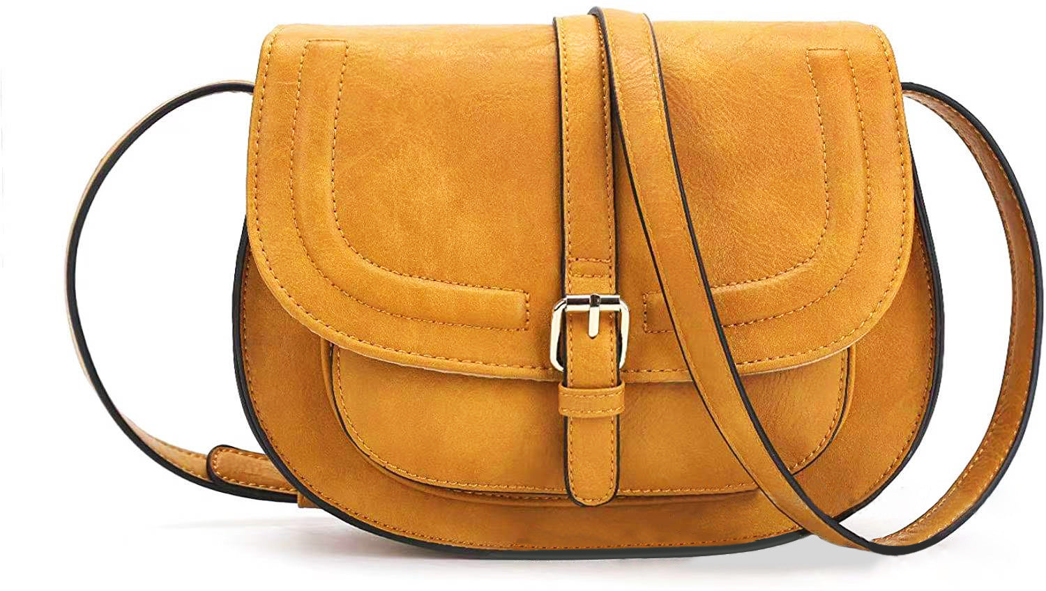 Atelier Sacrum Retro Saddle Versatile Vegan Leather Shoulder Messenger Bag for Women
