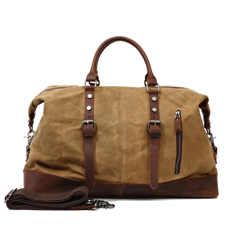 Atelier Sacrum Large Capacity Waterproof Canvas Crossbody Travel Tote