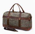 Atelier Sacrum Waterproof Waxed Canvas Handbag with Vegan Leather Trim