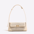 Atelier Sacrum Vegan Leather One-Shoulder Women's Bag with Elegant Contrast Colors