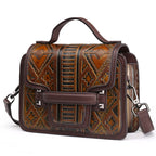 Hand-painted shoulder bag